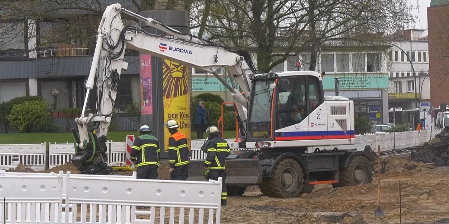 Gasleitung bei Bauarbeiten in Altona beschädigt Radio Hamburg