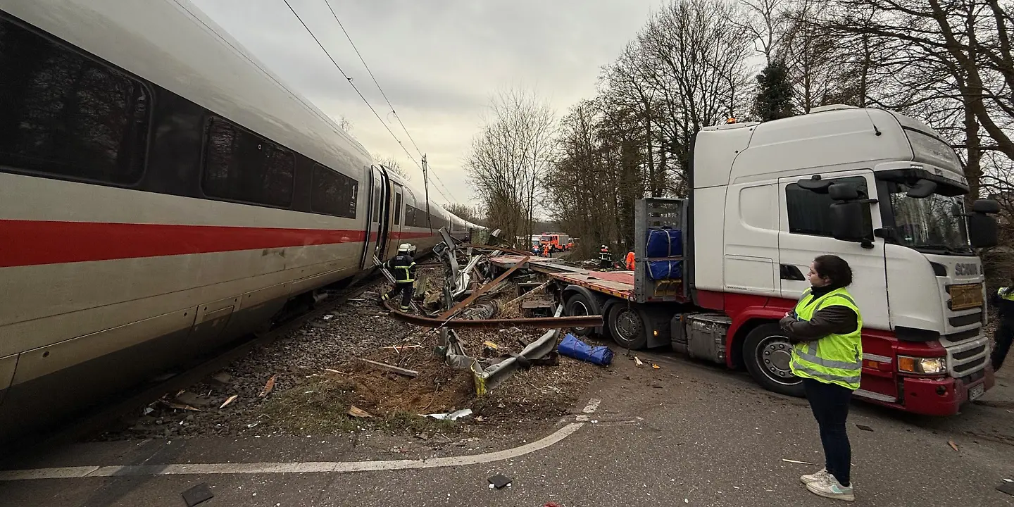 Unfall Rönneburg, ICE gegen LKW