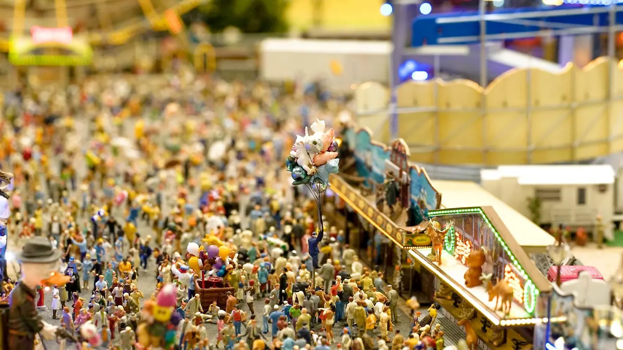 Miniatur Wunderland, Kirmes, Mitteldeutschland