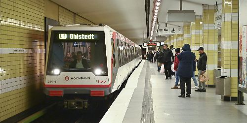 U1, U-Bahn-Linie 1, Ohlsdorf