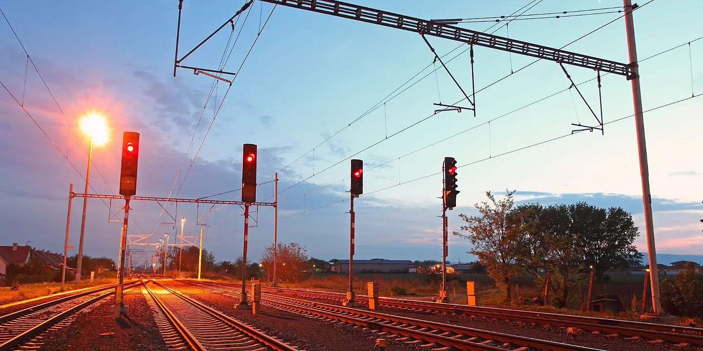 Gleise mit mehreren Signalen