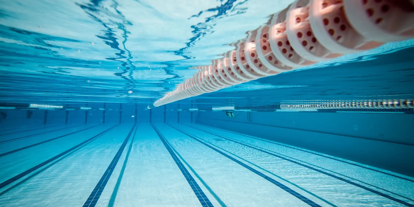 Freibad, schwimmen, Schwimmbecken