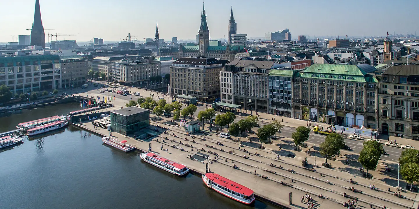 Jungfernstieg, Binnenalster