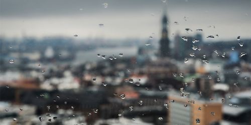 Schlechtes Wetter in Hamburg