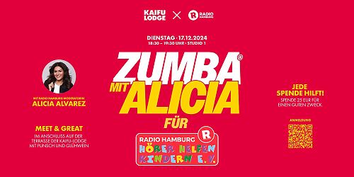 Zumba mit Alicia für Hörer helfen Kindern