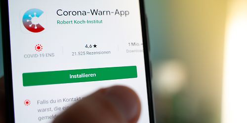 Corona Warn App, Smartphone, Installieren
