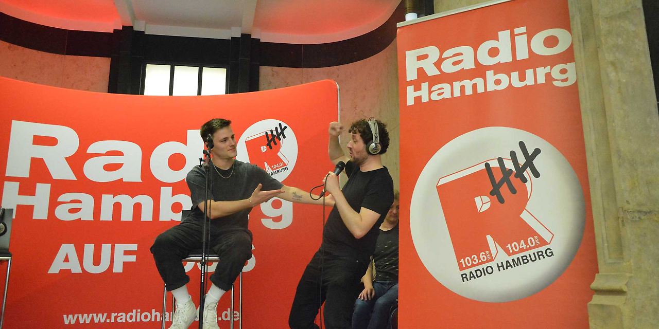 Tom Gregory in der Radio Hamburg Livelounge Radio Hamburg