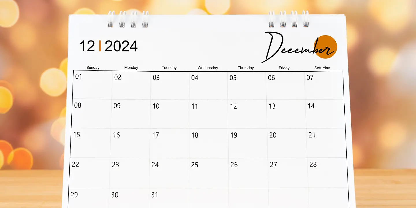 Kalender Dezember 2024