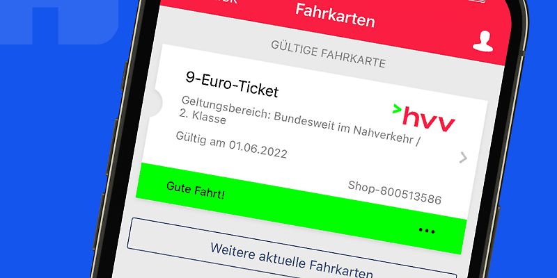 9-Euro-Ticket, HVV, App