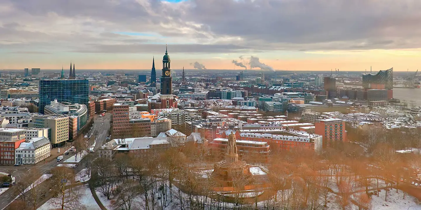 Hamburg im Schnee