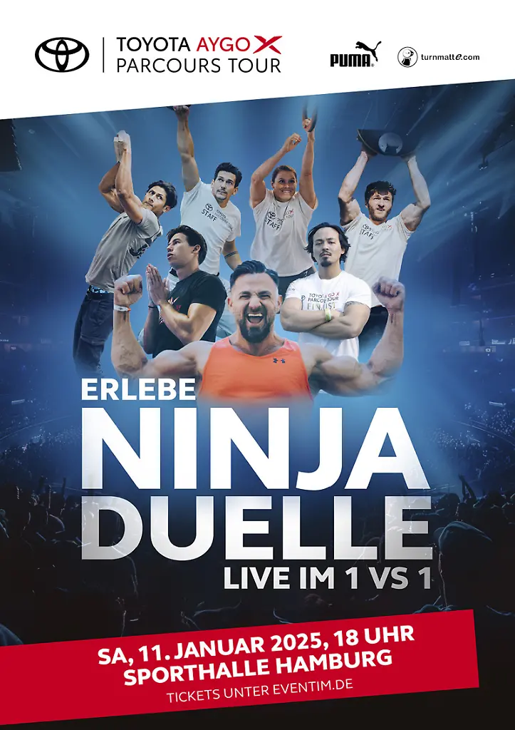 Ninja Duelle - grand finale der Aygo X Parcours Tour Poster