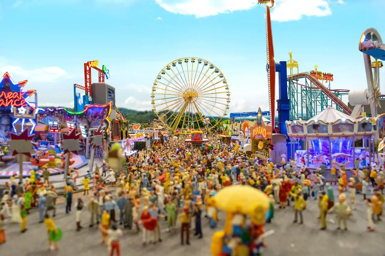 Miniatur Wunderland, Kirmes, Mitteldeutschland