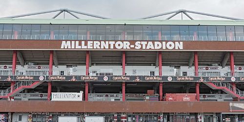 Millerntorstadion des FC St. Pauli von außen