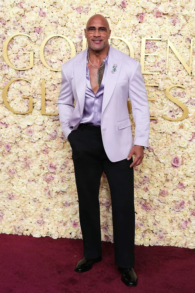 Dwayne Johnson Golden Globes 2025