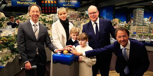 Miniatur Wunderland, Eröffnung Monaco, Fürst Albert II.