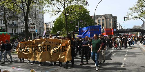 Demos zum 1. Mai 2023 in Hamburg