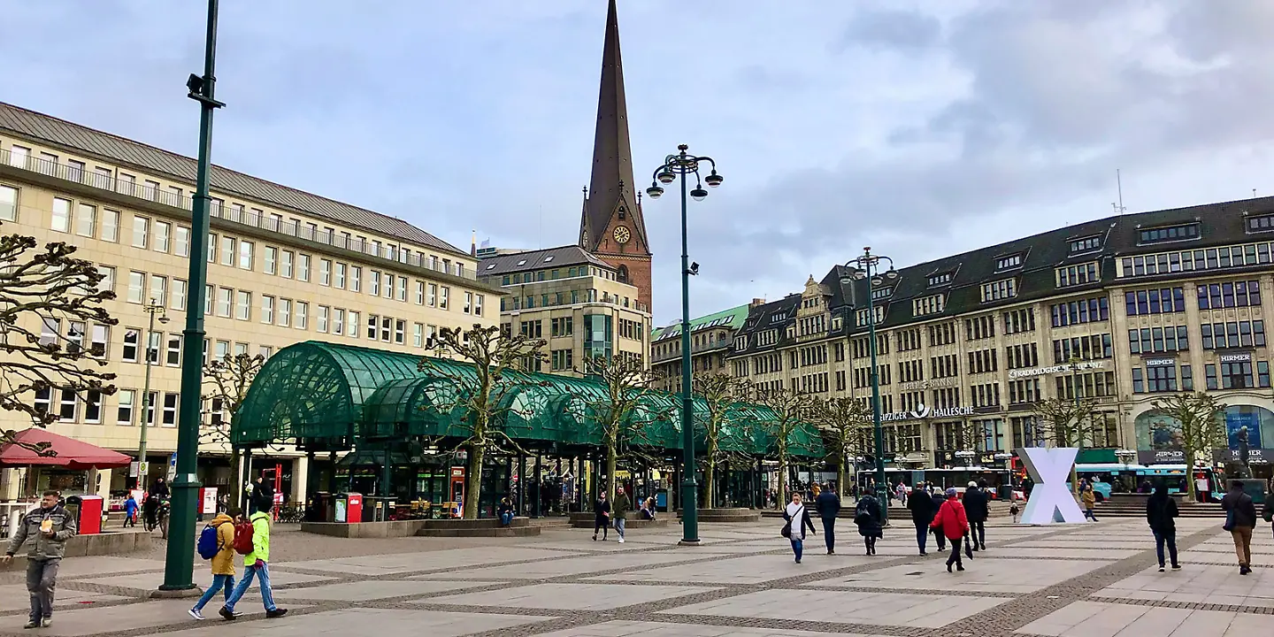 Rathaus Pavillons, Rathausplatz Hamburg 