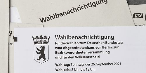 Wahl Berlin, Wahlen Berlin, Bundestagswahl