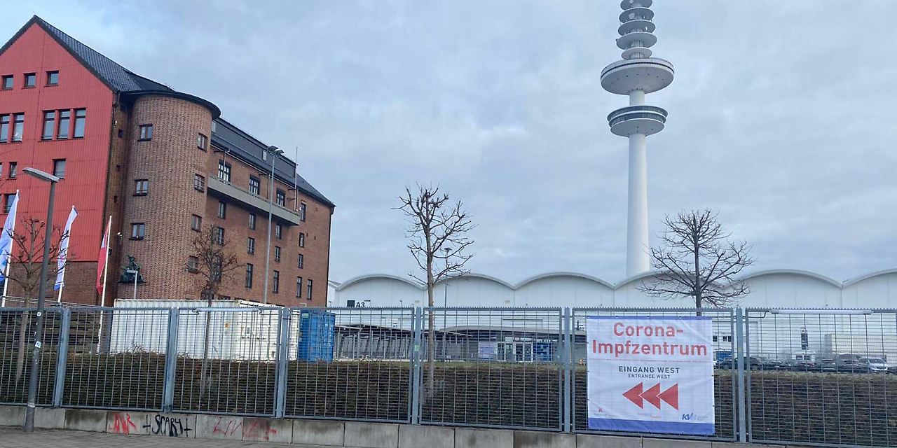 Das Hamburger Impfzentrum öffnet seine Tore | Radio Hamburg